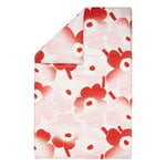 Marimekko Unikko Häivähdys duvet set, 150 x 210 cm, pink - red, decoration image