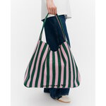 Marimekko Knitted Bar Large Merirosvo bag, rose - vert foncé, image décorative