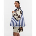 Marimekko Knitted Bag Large Merirosvo bag, blue - off-white, decoration image