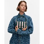 Marimekko Knitted Mini Handbag Merirosvo käsilaukku, pinkki - tummanvihreä, sisustuskuva