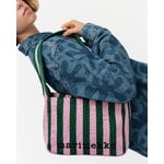 Marimekko Knitted Shoulderbag Merirosvo, rose - vert foncé, image décorative