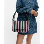 Marimekko Knitted Shoulderbag Merirosvo, rose - vert foncé, image décorative