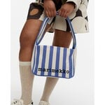 Marimekko Knitted Shoulderbag Merirosvo, blue - off-white, decoration image