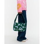 Marimekko Knitted Shoulderbag Unikko, dark green -, decoration image