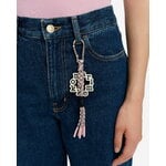 Marimekko Leijua Kioski keychain, light pink - white, decoration image