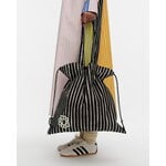 Marimekko Metka Piccolo Kioski shoulder bag, black - white, decoration image
