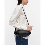 Marimekko Pikku Karla shoulder bag, black leather, view 2