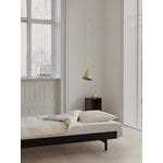 Moebe Bed, high, 90-180 cm, black, decoration image