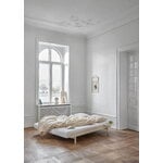 Moebe Bed, high, 90-180 cm, sand, decoration image