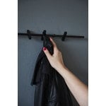 Moebe Coat rack 40 cm, black