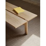 Moebe Rectangular coffee table, 115 cm, oak, decoration image