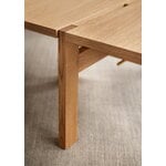 Moebe Rectangular coffee table, 60 cm, oak, decoration image