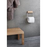 Moebe Toilet roll holder, oak - steel, decoration image