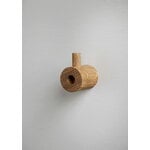 Moebe Wooden wall hook, oak, decoration image