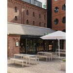 Muuto Linear Steel bench, 170 cm, warm galvanized steel, decoration image