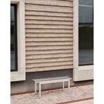 Muuto Linear Steel bench, 110 cm, warm galvanized steel, decoration image