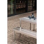 Muuto Linear Steel bench, 170 cm, warm galvanized steel, decoration image