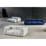 HAY Mags Soft sohva 3-ist, Comb.1 matala käsinoja, Flamiber J4