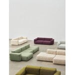 HAY Mags Soft sohva 2,5-ist., irrot. pääl., C1 mat. käsinoja, Turf Cream, näkymä 2