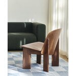 HAY Chisel lounge chair, lacquered walnut