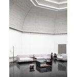 Wendelbo Table basse Expose, modèle moyen, verre fumé - marbre Emperador