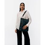 Marimekko Borsa a tracolla Neat Crossbody Unikko, M, verde scuro - nero, immagine decorativa