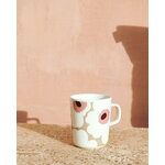 Marimekko Oiva - Unikko mug, 2,5 dl, white - clay - powder - red, decoration image