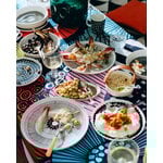 Marimekko Piatto Oiva - Siirtolapuutarha 20 cm, nero - bianco, immagine decorativa