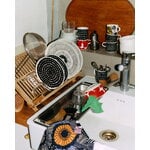 Marimekko Piatto Oiva - Siirtolapuutarha 20 cm, nero - bianco, immagine decorativa