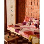 Marimekko Kukasta kukkaan tyynynpäällinen, 50 x 50 cm, v.pun.-l.valk.-luumu-terrakot., näkymä 2