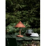 Mater Terra  portable lamp, coffee waste rust red, decoration image