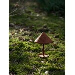 Mater Terra  portable lamp, coffee waste rust red, decoration image
