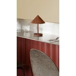 Mater Terra  portable lamp, coffee waste rust red, decoration image
