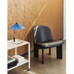 HAY Chisel Loungesessel, schwarz Sense Leder - schwarz Eiche, dekorationsbild
