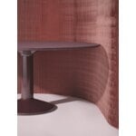 Muuto Midst table, 120 cm, dark red linoleum - dark red
