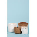 Mifuko Kiondo basket S, white, decoration image