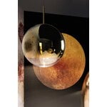 Tom Dixon Suspension Mirror Ball LED, 40 cm, argenté