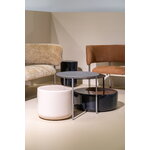 Møbel Copenhagen Pair side table, L, black steel, decoration image