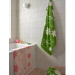 Moomin Arabia Moomin bath towel, 70 x 140 cm, Stars, green