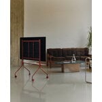 Pedestal Moon Rollin' TV stand, burnin red, view 2