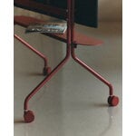 Pedestal Moon Rollin' TV stand, burnin red, view 7