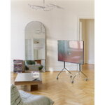Pedestal Moon Rollin' Tall TV-jalusta, mossy green, sisustuskuva