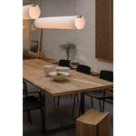 Motarasu Enso 150 pendant, white - oak, decoration image