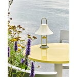 HAY Ceramic pöytä, 70 cm, bright yellow, sisustuskuva