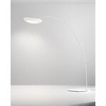 Stilnovo Mr. Magoo floor lamp, 2800K, dimmable, white, decoration image