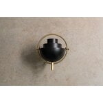 GUBI Multi-Lite wall lamp, brass - black semi-matt, decoration image