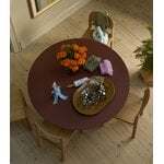 Muuto Midst table, 120 cm, dark red linoleum - dark red, decoration image