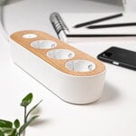 MyNolla MyNolla power strip, white - oak