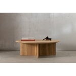 Karimoku Case N-ST02 table basse, 100 x 100 cm, chêne laqué, image décorative