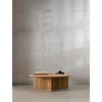 Karimoku Case N-ST02 table basse, 100 x 100 cm, chêne laqué, image décorative